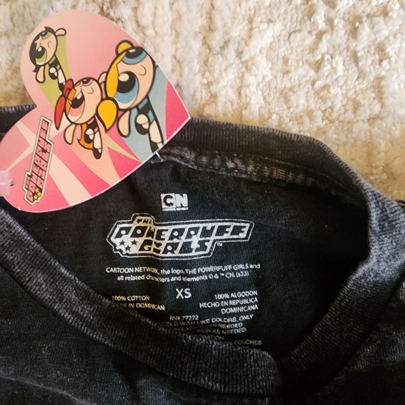 Power Puff Girls Short Sleeve Crop T Shirt - Picture 3 of 4